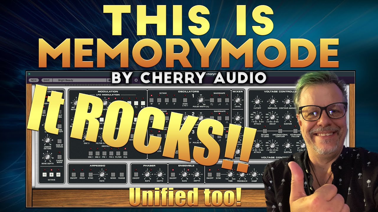 This is Cherry Audio's AMAZING Memorymode Synth!