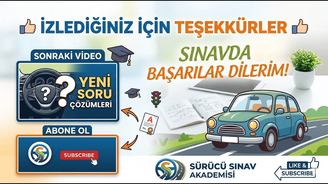 Ehliyet Sınav Soruları 2026 -1