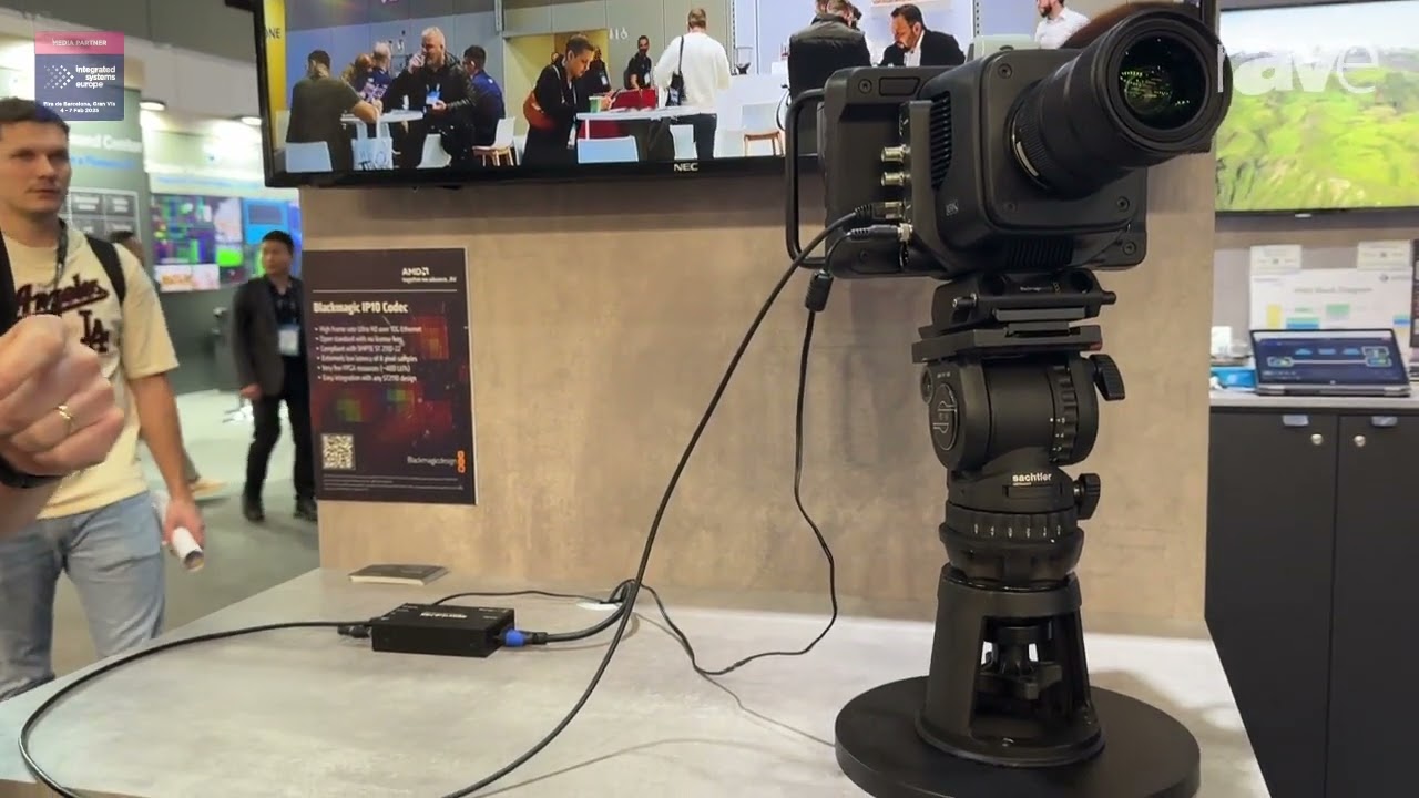 ISE 2025: Blackmagic Design Showcases 2110 IP Mini IP to HDMI Codec at AMD Booth