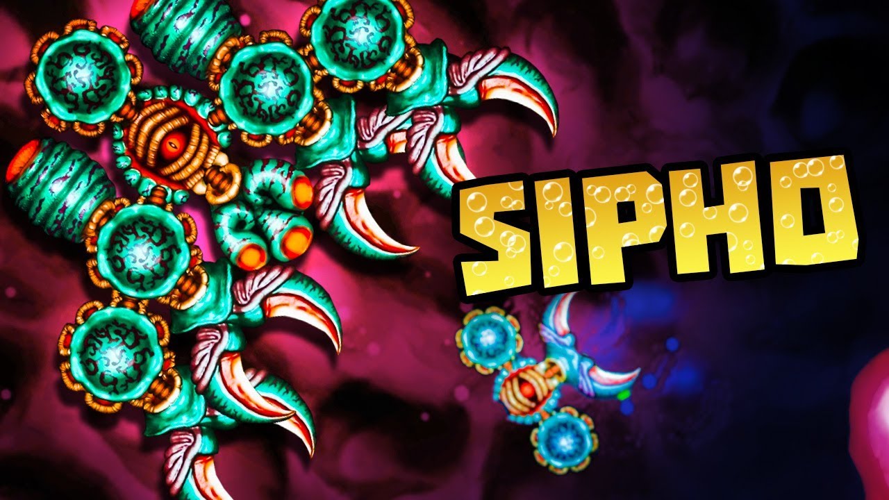 DEADLY ALIEN WITH 4 CLAWS! - Sipho Gameplay - IO & Spore style game