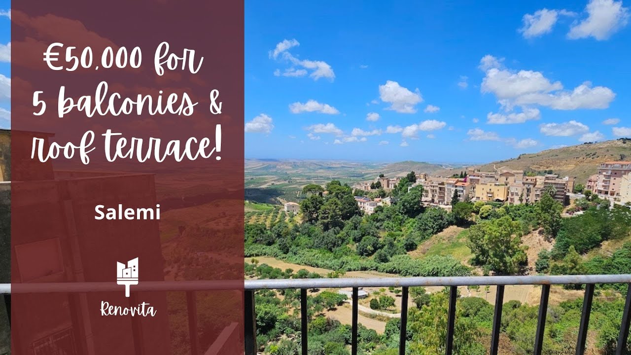 SOLD - €50,000 - 3 independent apartments in 1 property - Salemi, Sicily