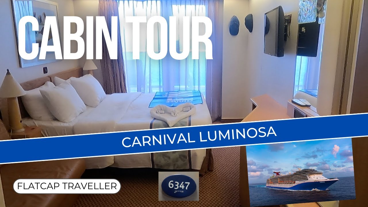 Carnival Luminosa Cabin Tour. All you need to know!