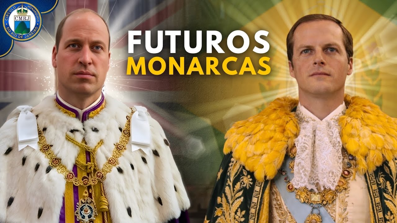 FUTUROS MONARCAS - Conheça os herdeiros: Dom Rafael do Brasil e Príncipe William da Inglaterra
