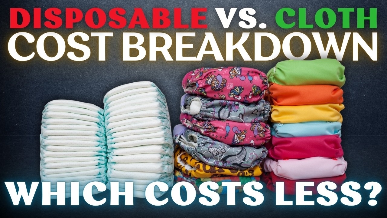 Cloth vs. Disposable Diapers: Which Saves More Money? (Full Cost Breakdown!)