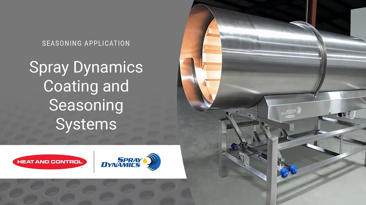 Spray Dynamics Coating and Seasoning Systems | Heat and Control