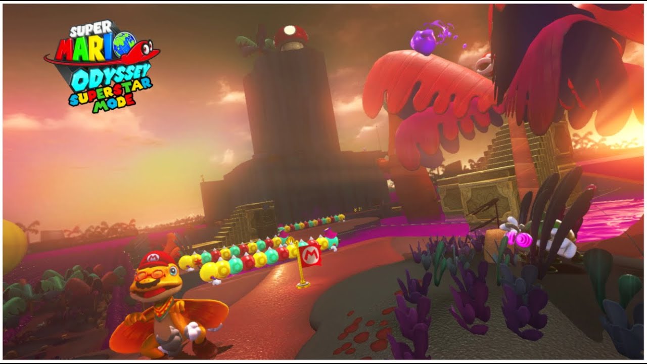 Super Mario Odyssey: Superstar Mode - Lost Kingdom - All Moons & Purple Coins Guide DAMAGELESS