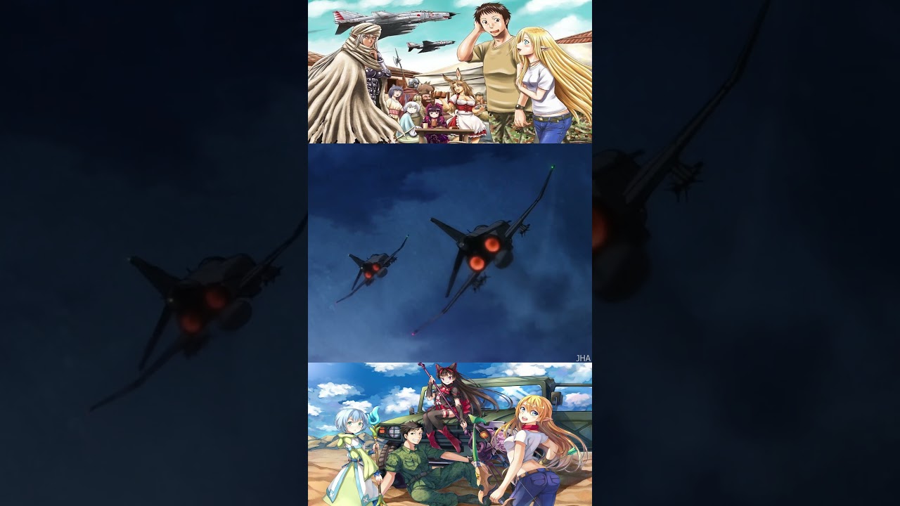 Modern Military vs Dragons JSDF Takes on Fantasy! (GATE) #animeedit #gateanime #fyp