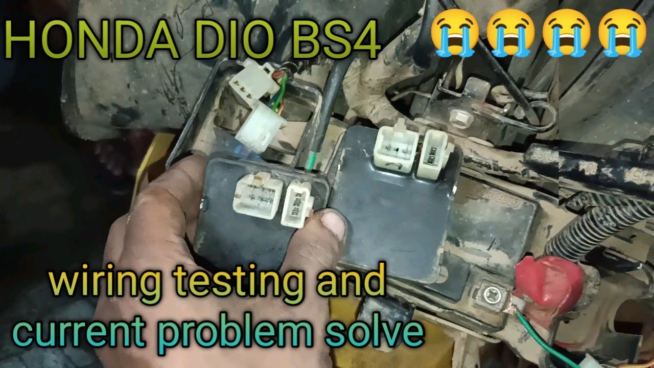 Honda Dio BS4 starting current problem solve#magnet coil#CDI check#करंट नहीं आ रहा है कैसे चेक करें