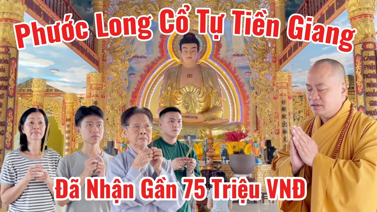 Chùa Lá Ân Tình (Phước Long Cổ Tự) Mỹ Tho Tiền Giang Đã Nhận Gần 75 Triệu VNĐ | SaLa TV