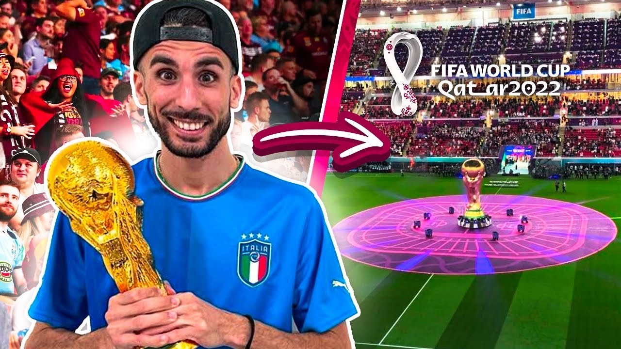 🇮🇹 PORTO L'ITALIA allo STADIO ai MONDIALI in QATAR!