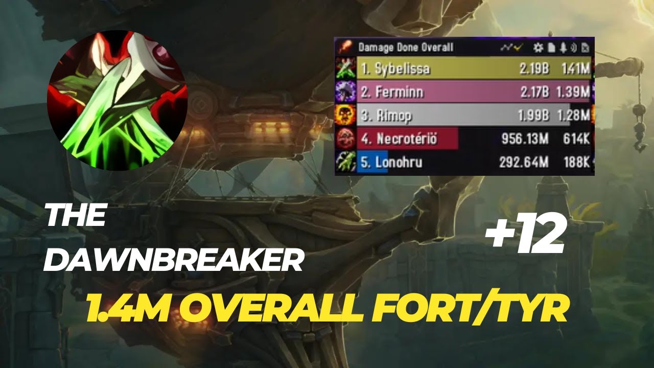 +12 The Dawnbreaker Assassination rogue POV 1.4M overall TWW 11.0.5 season 1