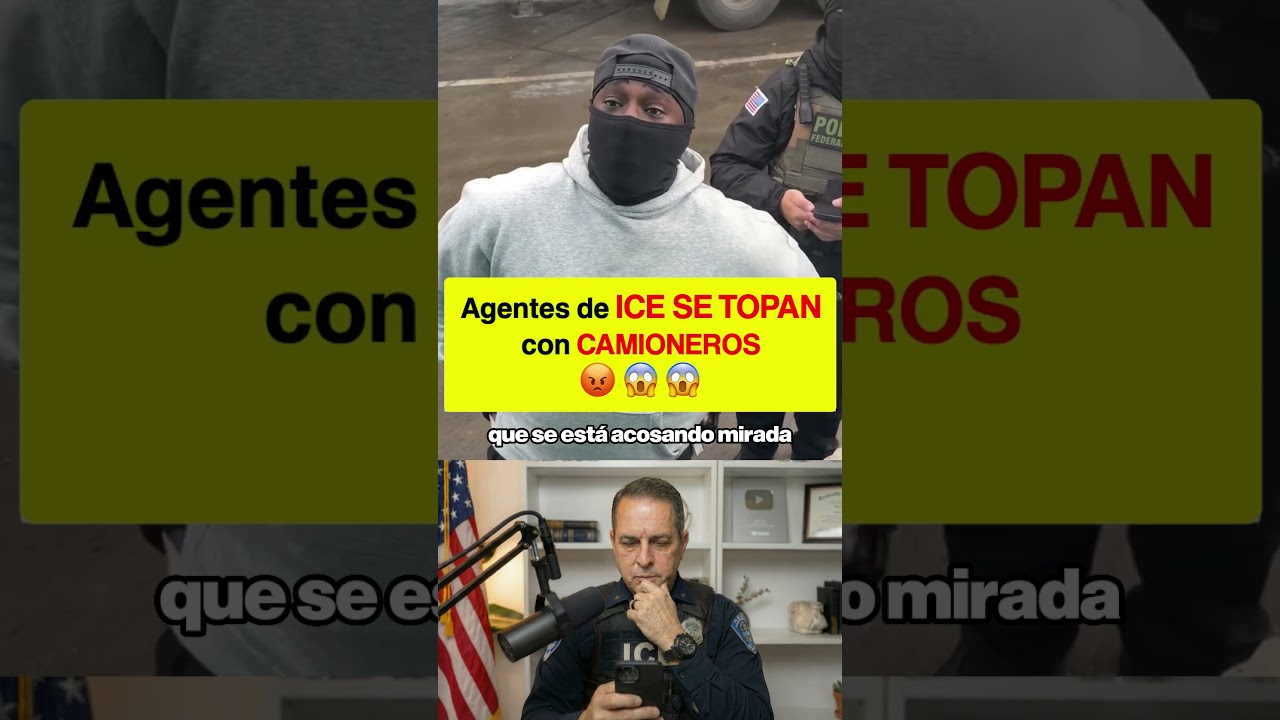 ICE se topa con CAMIONEROS #inmigrantesenusa #latinosenusa #inmigracion #inmigrantes #shorts