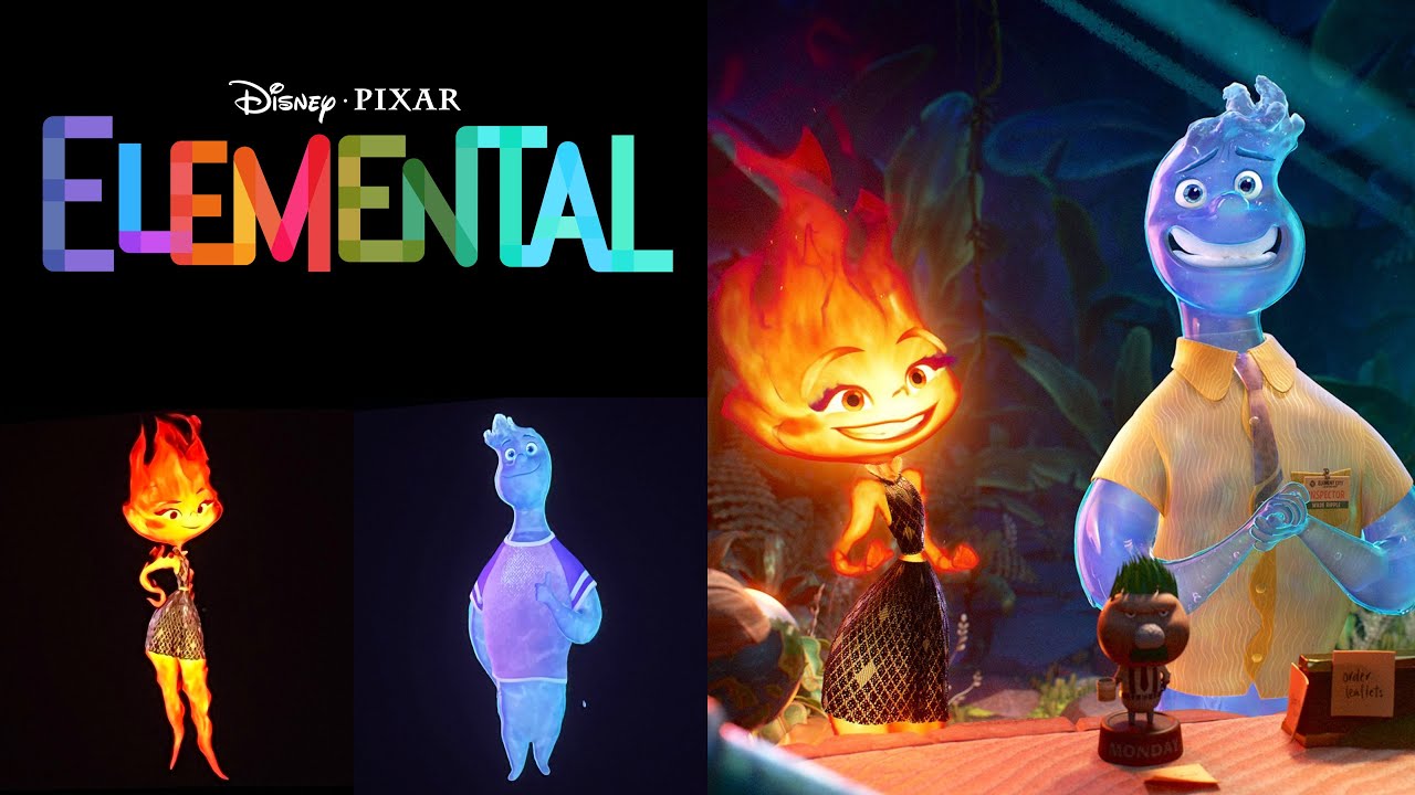 ELEMENTAL | D23 Expo footage, voice cast, characters, plot details, first look and concept art