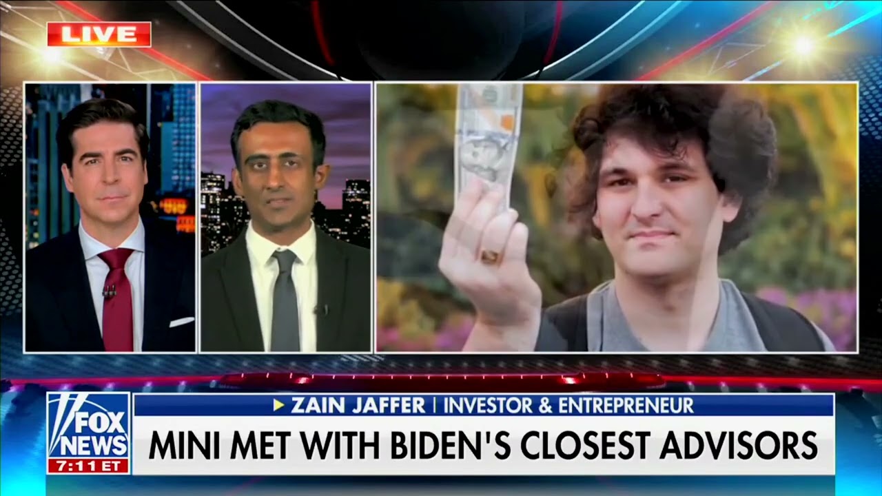 Fox News - FTX is buying politicians, Primetime with Zain Jaffer & Jesse Watters