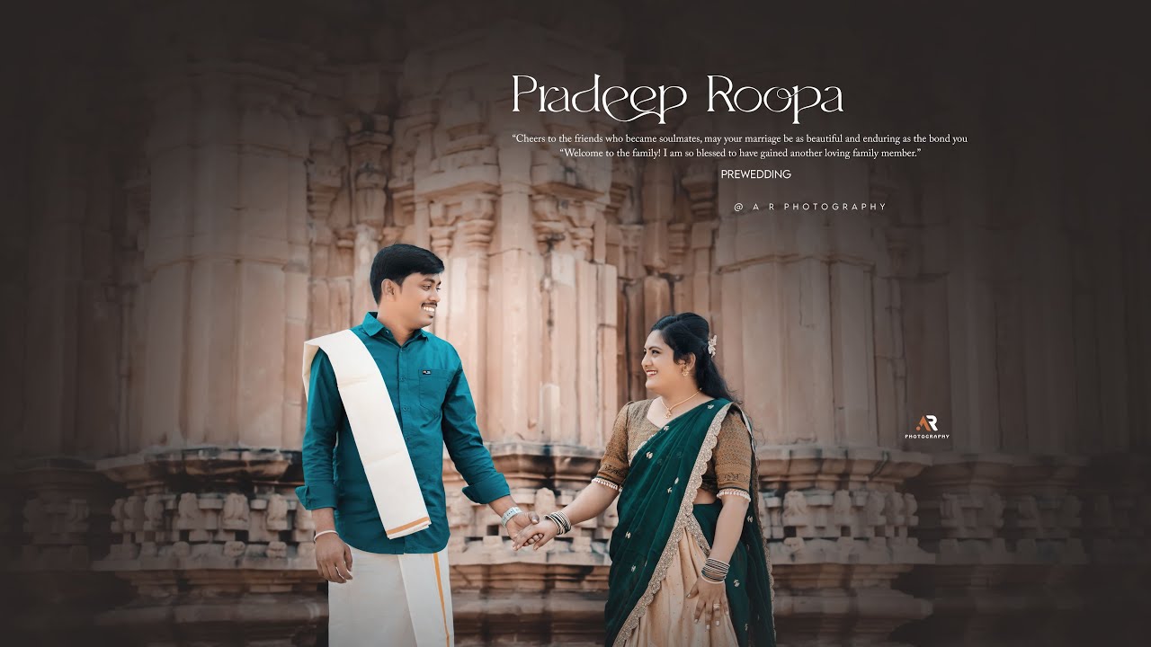 PRADEEP & ROOPA | PRE WEDDING FILM-2025 |  A R PHOTOGRAPHY