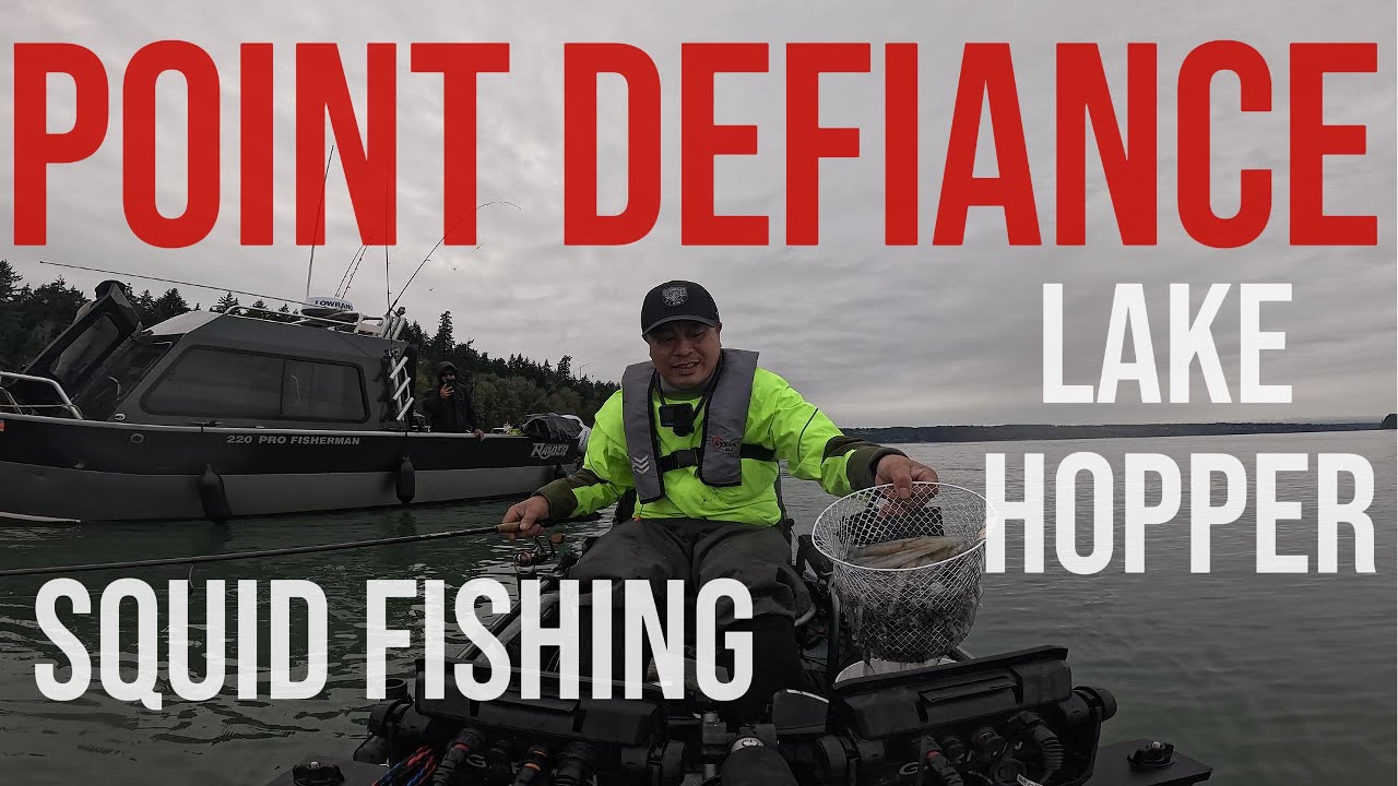 Point Defiance Squid Fishing