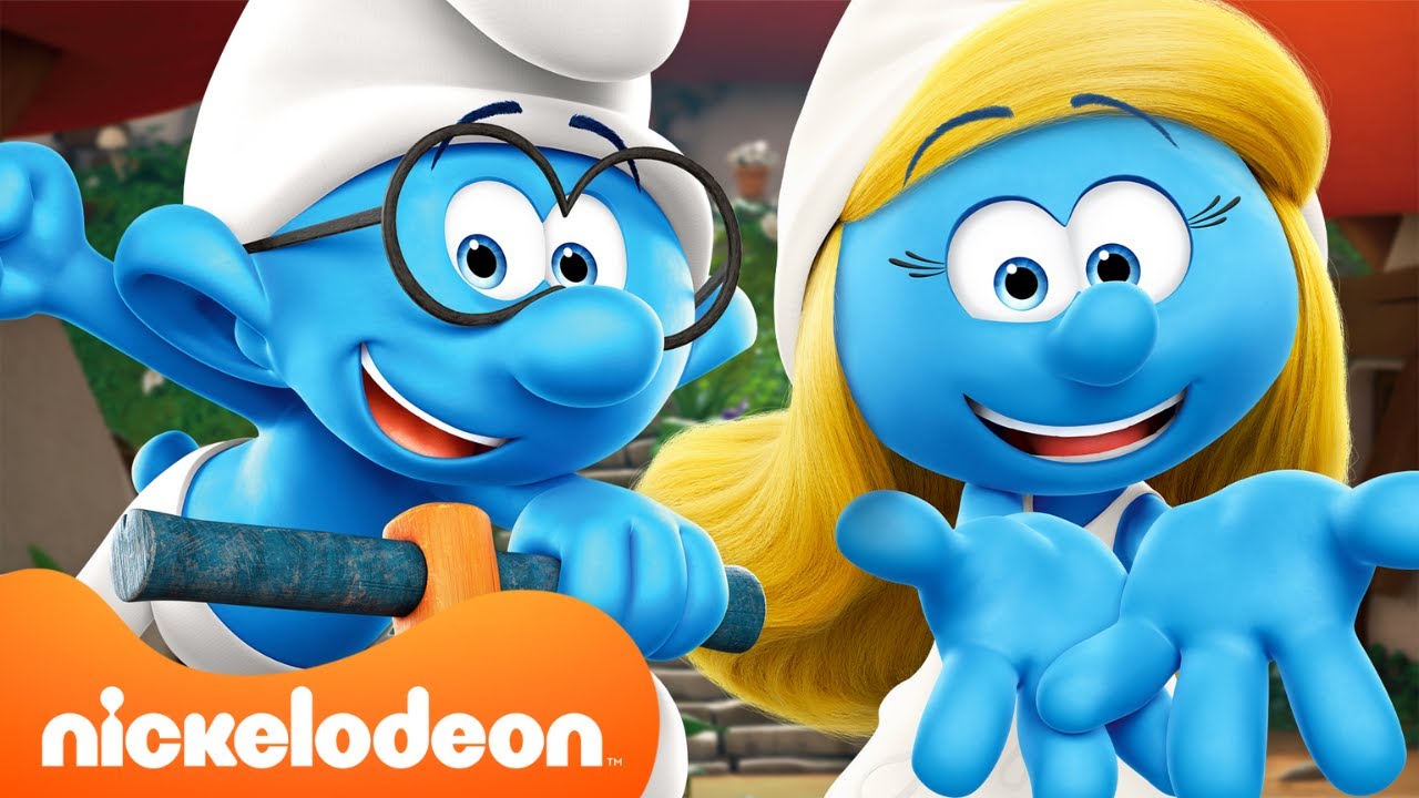 90 MINUTES in Smurf Village 🍄 | @Nicktoons