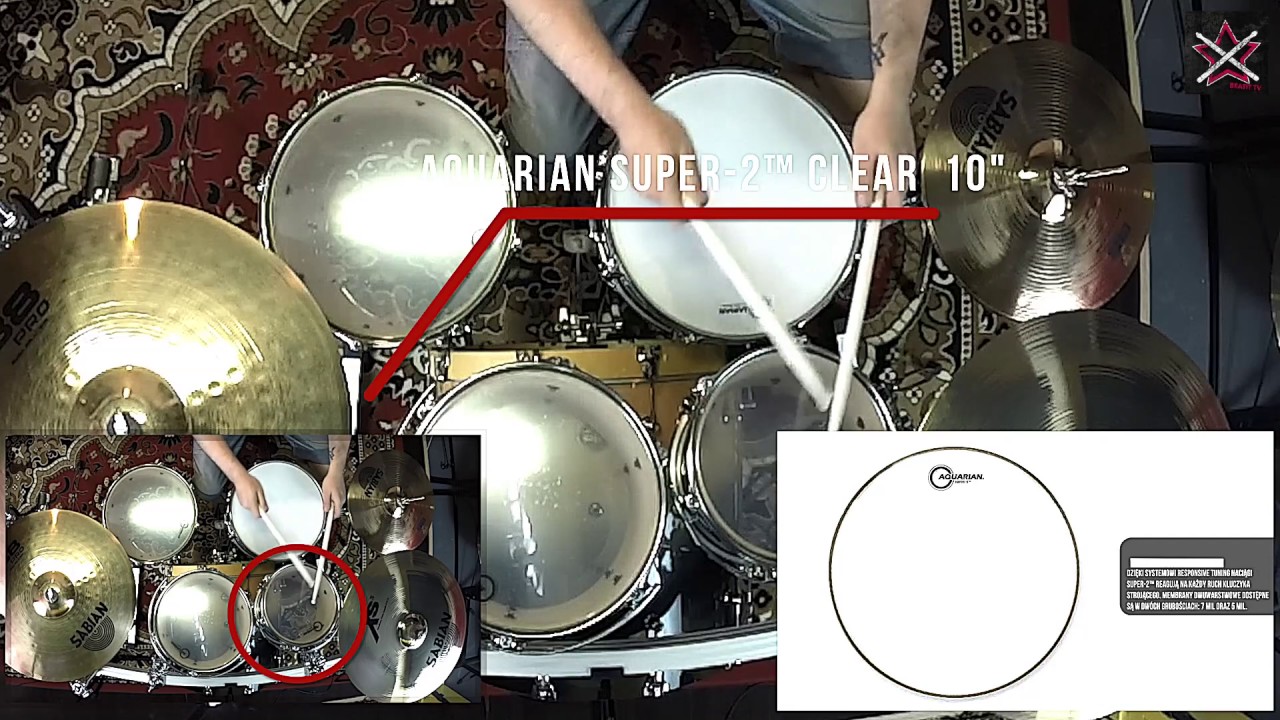 Test Beatit: Naciągi Aquarian Super-2 Clear
