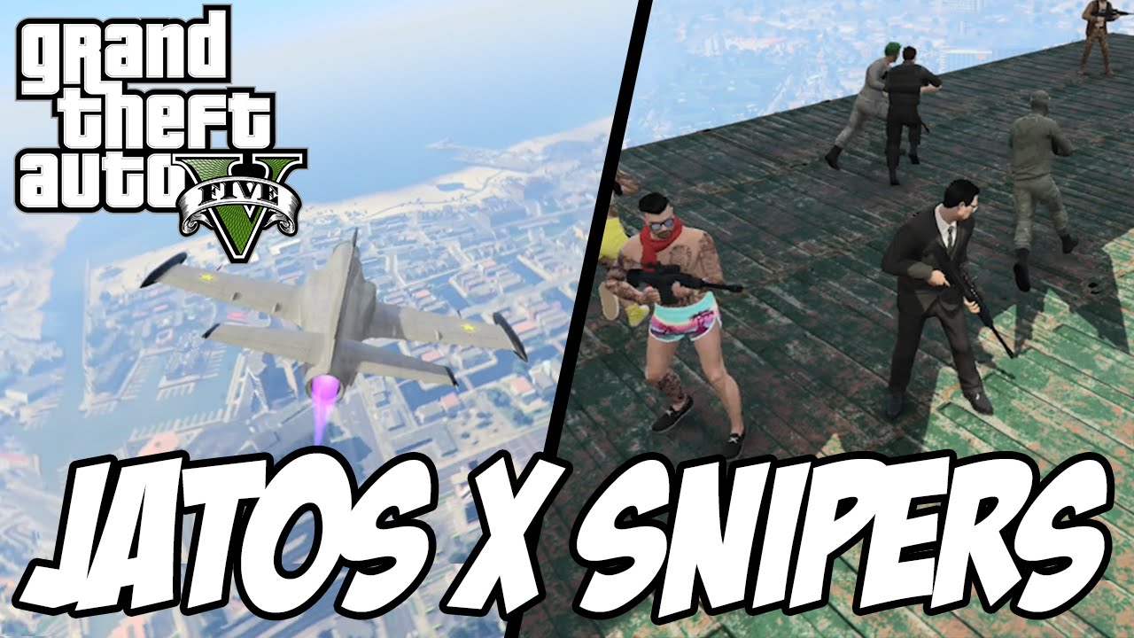GTA V - Jatos x Snipers PARTIDA MAIS ÉPICA DE TODAS
