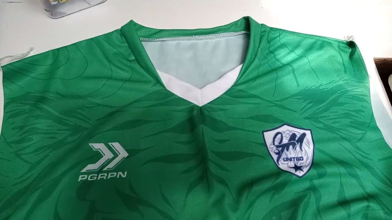 tutorial jahit kerah jersey V doubel #tutorialjahit #jahitjersey