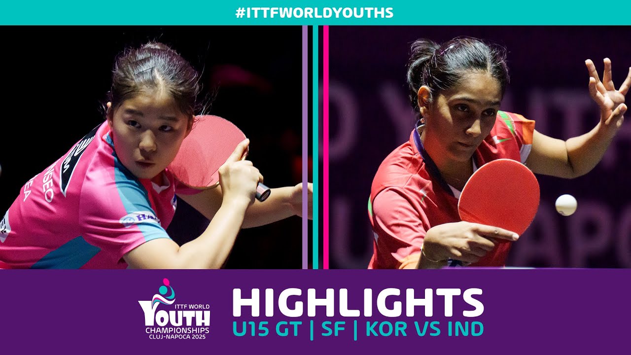 Kim Minseo vs Divyanshi Bhowmick | U15 GT - SF | #ITTFWorldYouths 2025