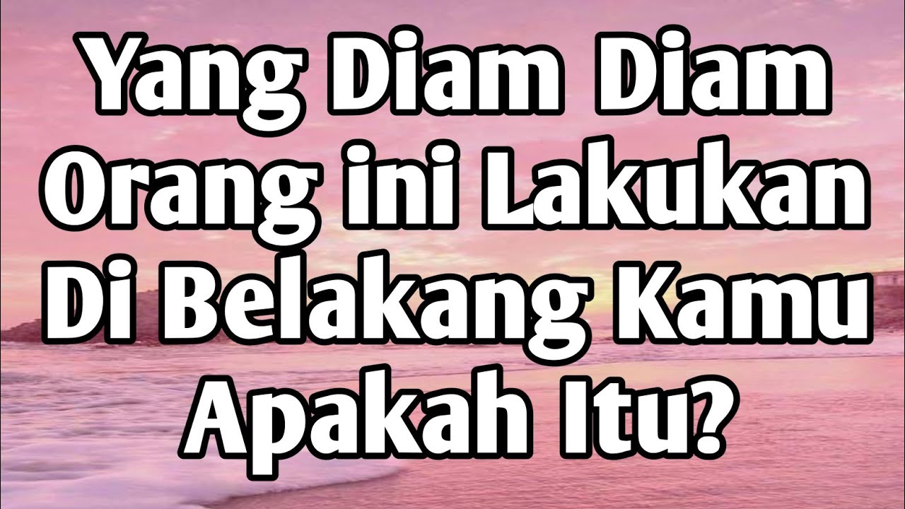 ❤Kamu Pasti Terkejut Mendengarnya Ada Yang Diam Diam Melakukan Ini Di Belakangmu❤#tarot