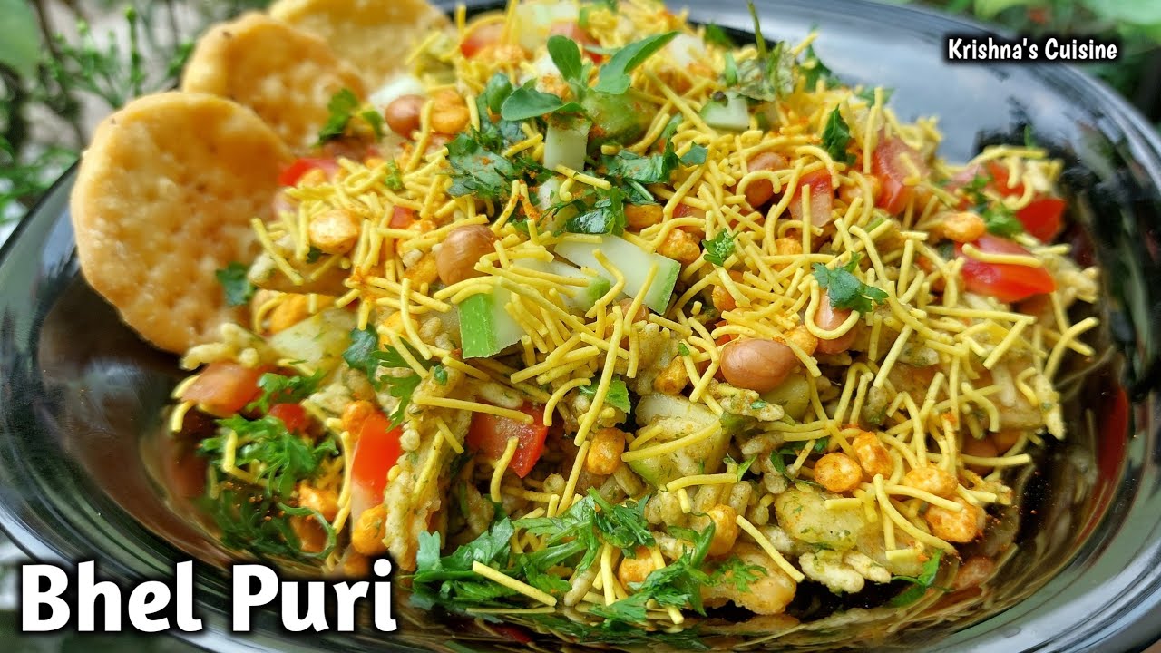 Bhel Puri || Mumbai Bhel Puri || Iskcon Prasad || Bhel Puri Recipe || Krishna's Cuisine  #bhelpuri