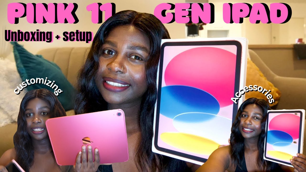 🎀Unboxing iPad A16| 11th Gen 256gb Pink🎀❤️ + setup + Accessories