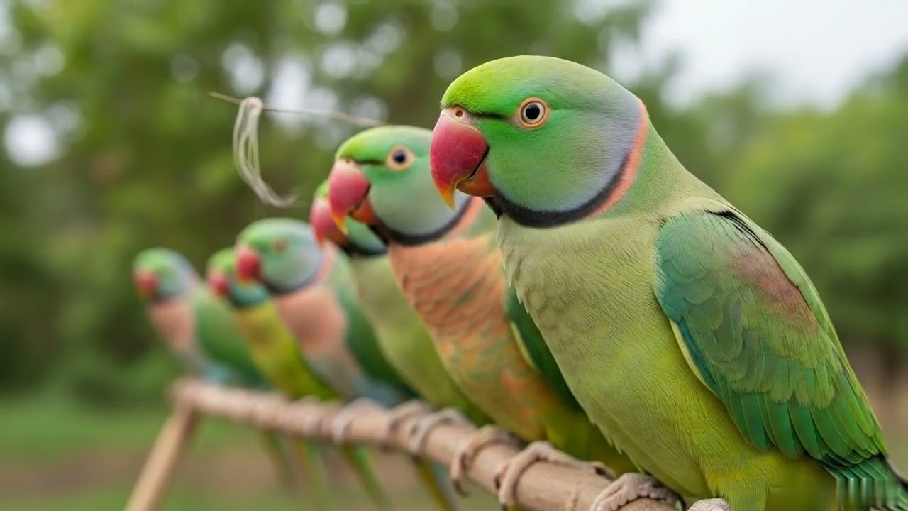 Real Indian Ringneck Talking Loud | Funny Parrot Sounds