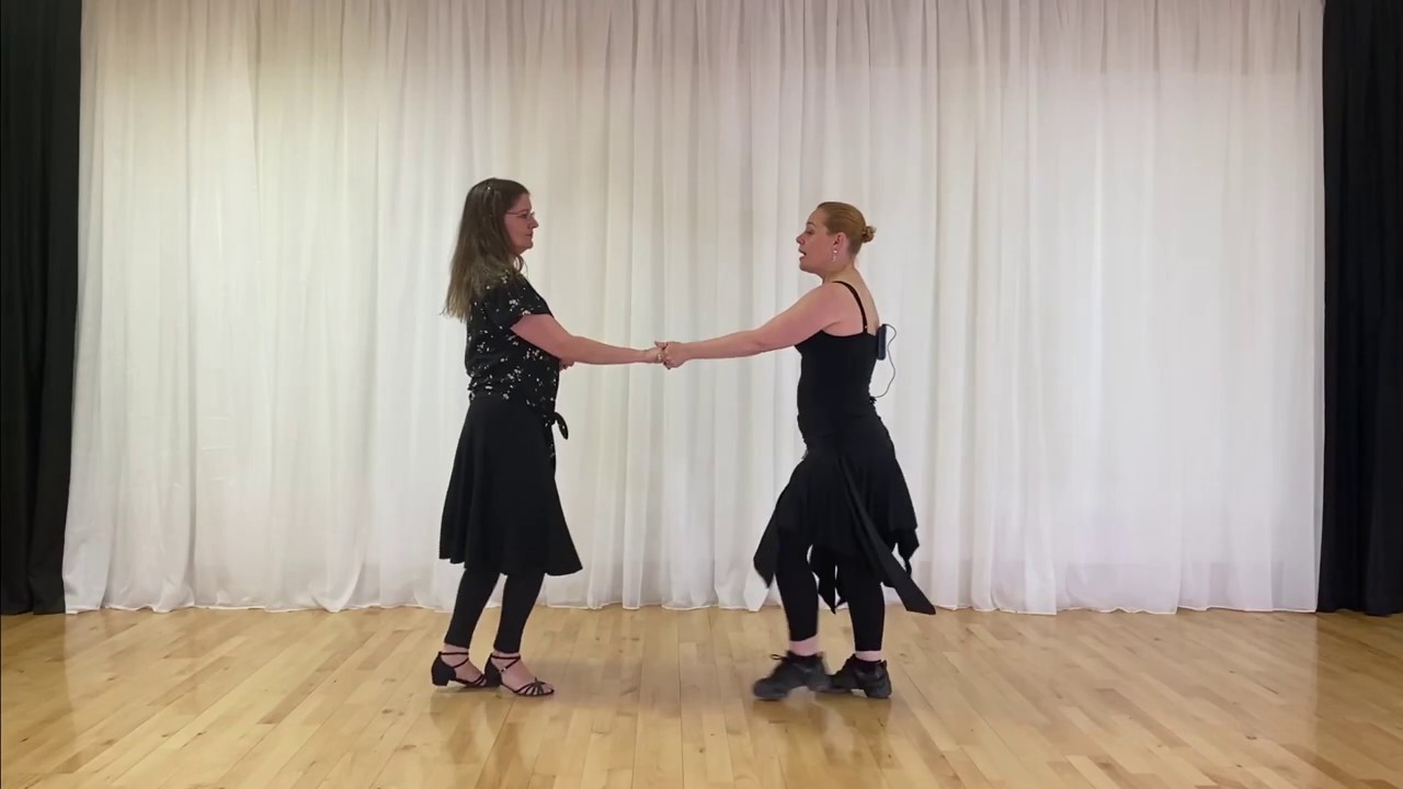 West Coast Swing Left Side Pass with Turn