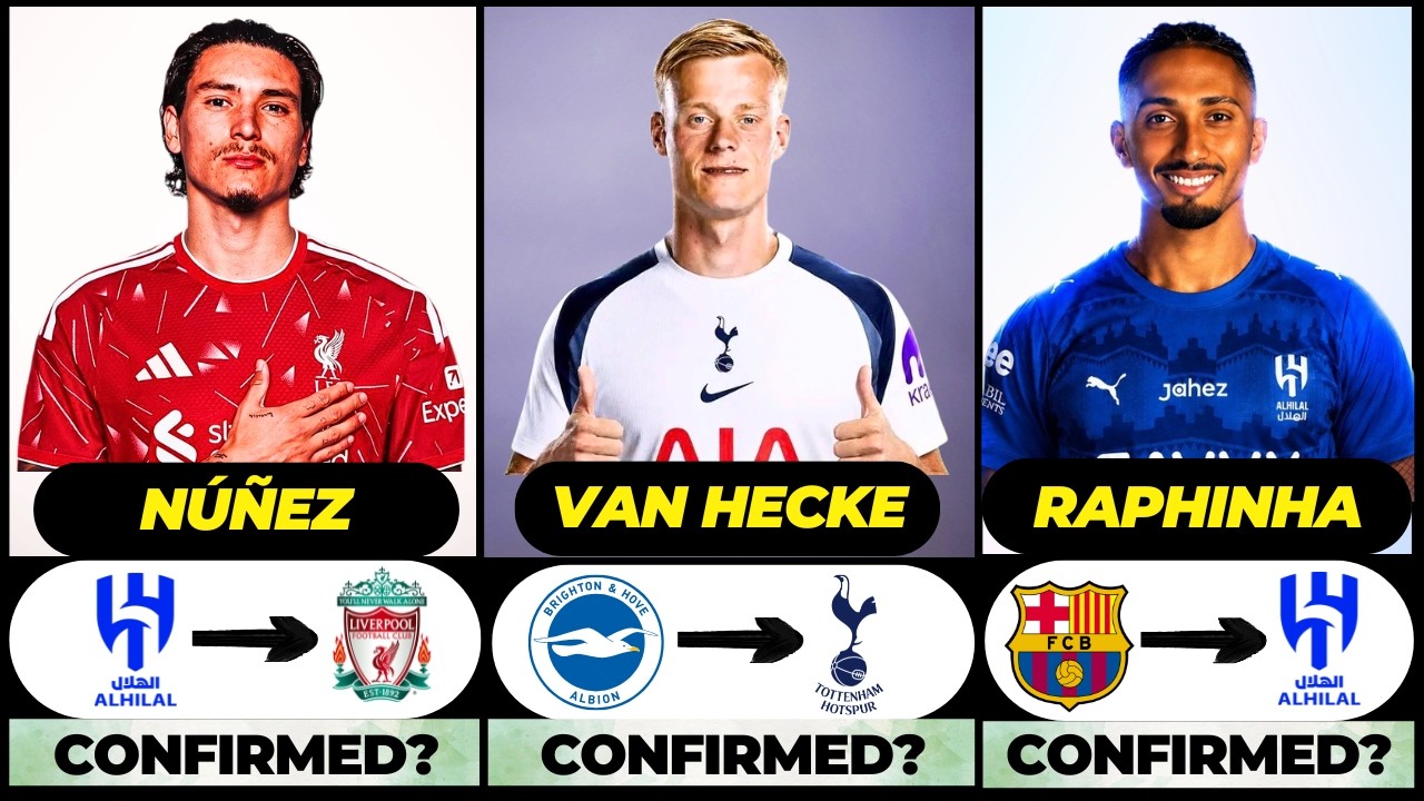 🚨 NEW CONFIRMED TRANSFERS & RUMOURS! 🚨🔥 ft.Van Hecke, Nunez, Raphinha... etc