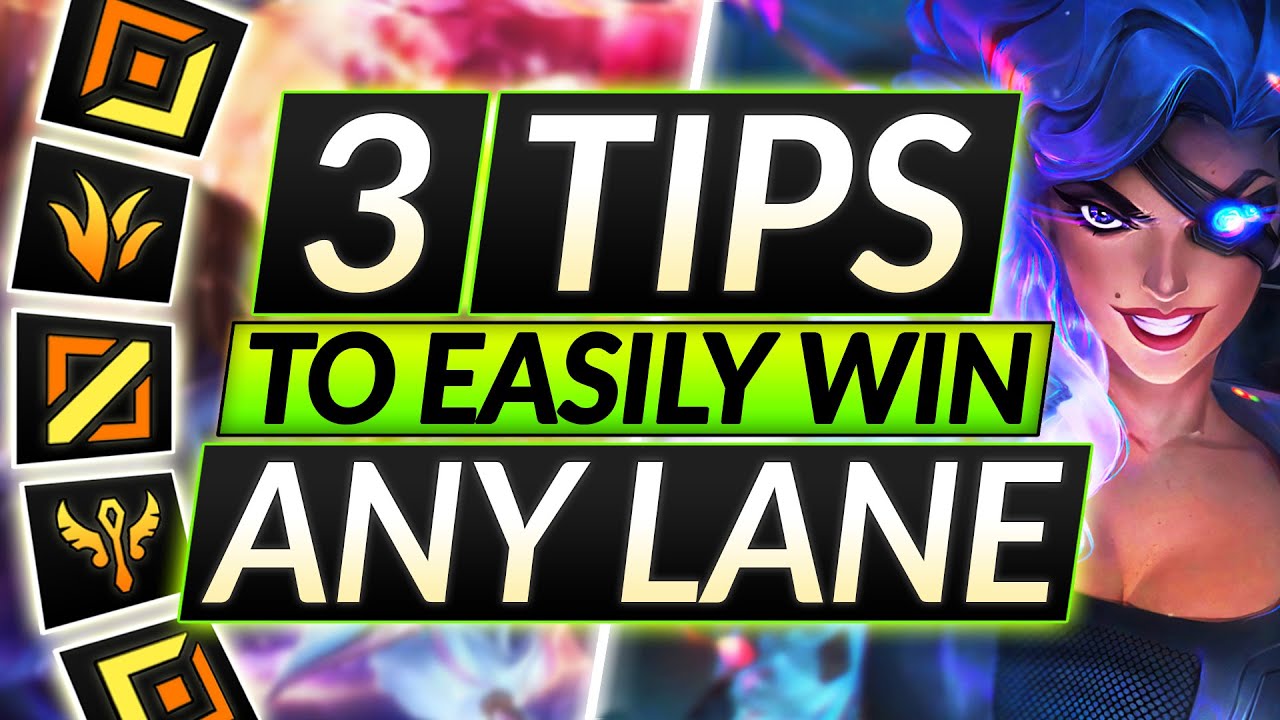 ULTIMATE LANING PHASE GUIDE - The 3 Tips Challengers ABUSE - LoL Guide