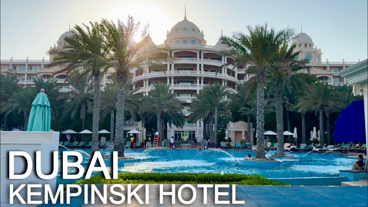 Exploring Kempinski Hotel Dubai | Palm Jumeirah Outdoor Walk