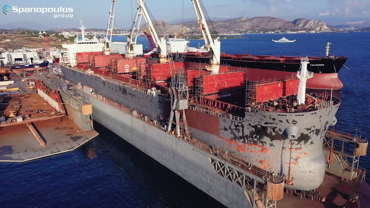 Complete Dry Dock Transformation “ASTRO MEROPE” From Old Paint Removal to a Flawless Finish