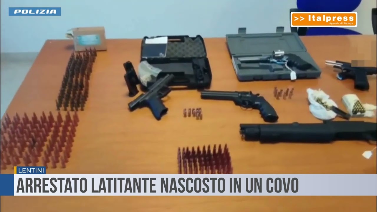 Lentini. Arrestato latitante nascosto in un covo con interfono segreto