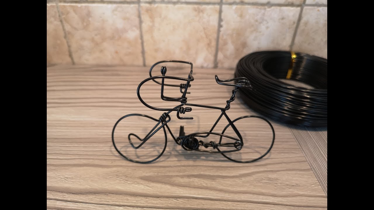 【ワイヤークラフト】自転車の作り方 How To Make Bicycle With Wire
