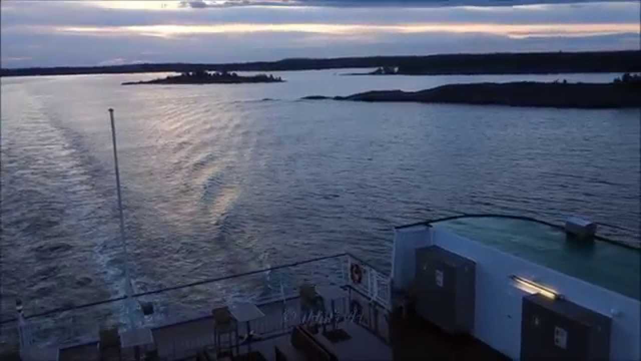 The Sea of ​​&Aring;land -  Ahvenan meri  - risteily  Helsinki - Tukholma Finland - Sweden