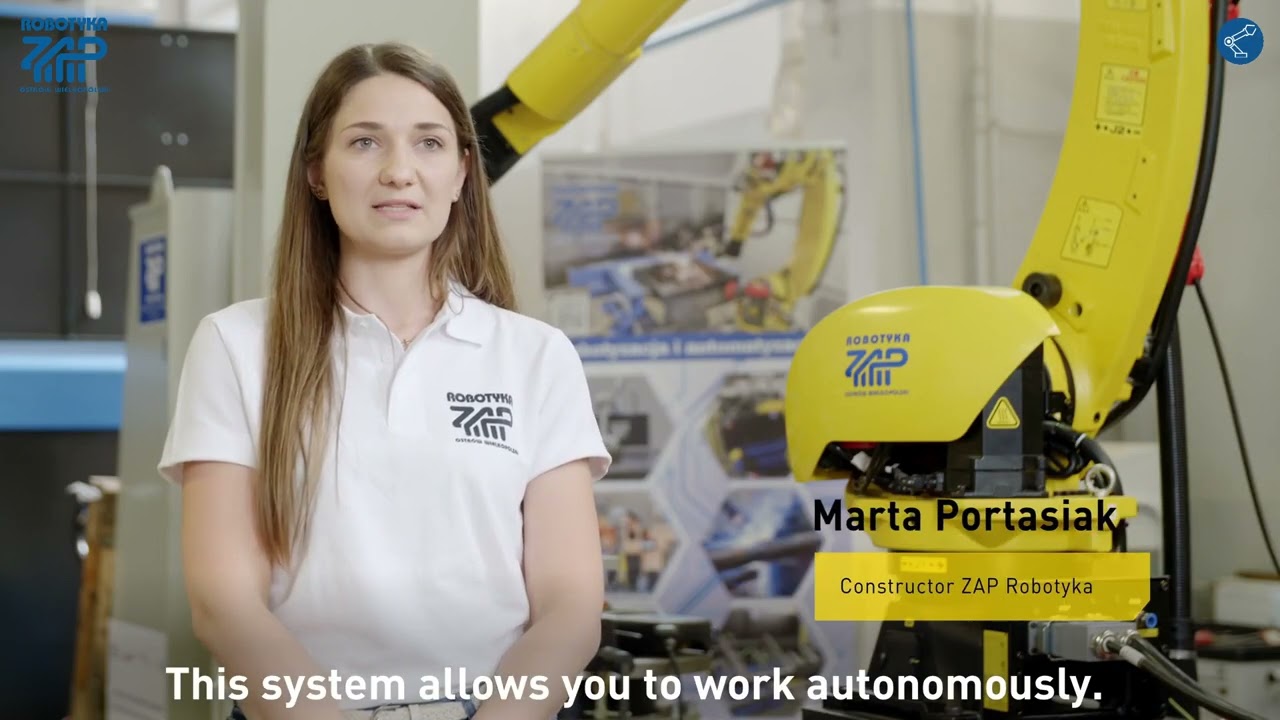 Innowacyjne połączenie 2 kamer 3D i robota Fanuc kluczem do sukcesu produkcji autonomicznej w ZAP