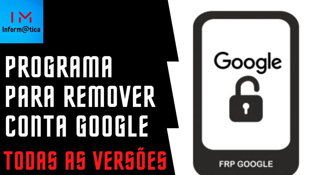Programa para Remover Conta Google. TODAS AS VERS&Otilde;ES ANDROID!