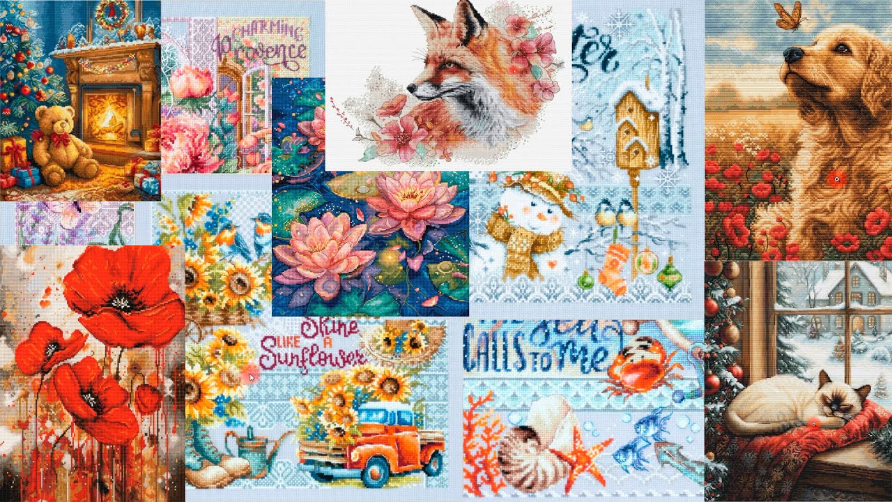 Обзор новинок от производителей Чудесная игла, Luca-S, Letistitch, вышедших в декабре 2024