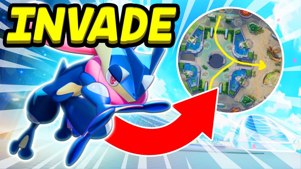 THIS IS HOW YOU PROPERLY INVADE JUNGLE! *Greninja Solo Carry!* - Pokemon Unite!