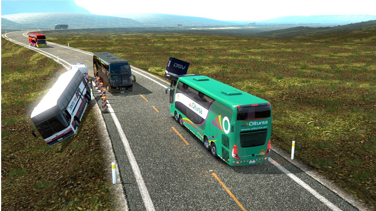 DANGEROUS ROADS OF PERU / EMPRESA OLTURSA / SCANIA G7 1800 DD 8X2