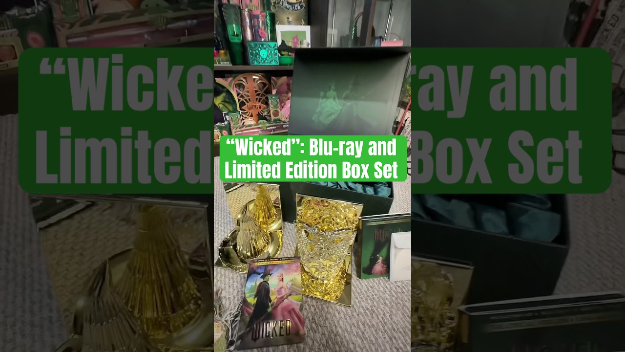 &ldquo;Wicked&rdquo;: Blu-ray and Box Set! #wicked #bluray #limitededition #theozvlog #collection