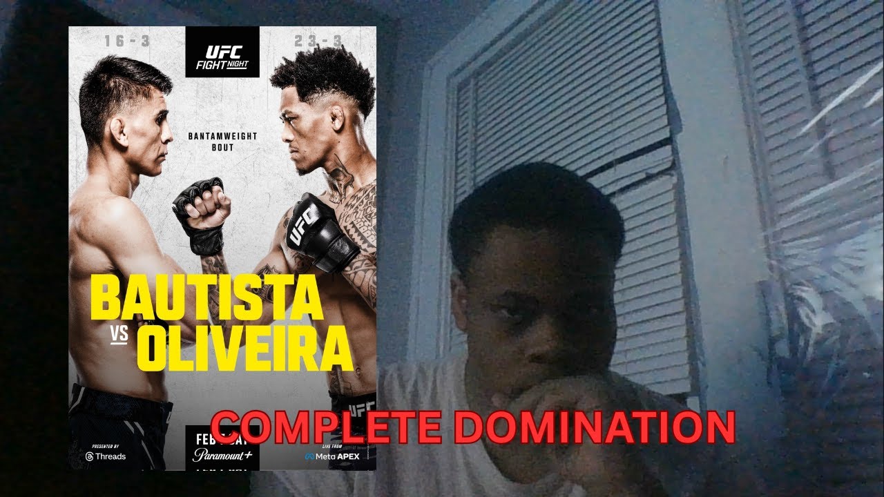 BAUTISTA SUBMITS OLIVEIRA, KYOJI DOMINANT AGAIN | UFC FIGHT NIGHT: BAUTISTA VS OLIVEIRA RECAP