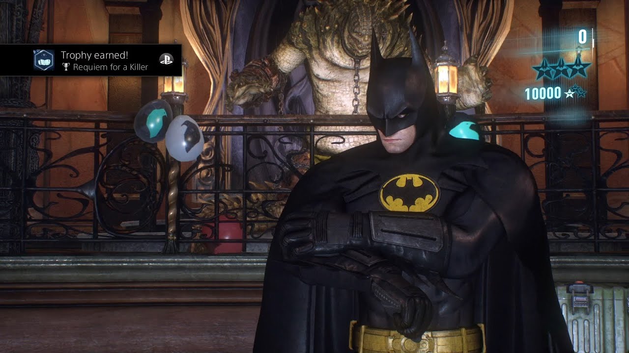 Batman: Arkham Knight - Trophy "Requiem for a Killer" (1989 Batman)