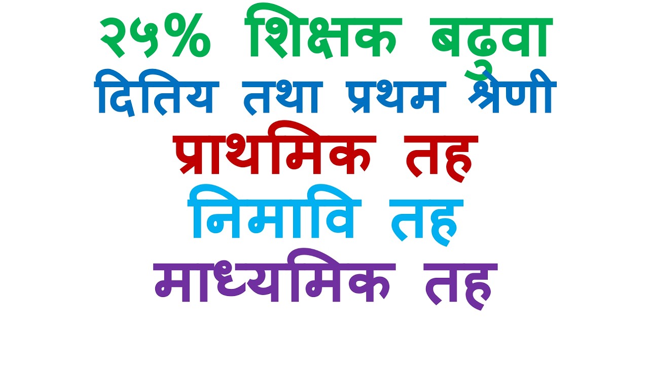 शिक्षक बढुवा परिक्षा/शिक्षक आन्तिरक परिक्षा २०८२/ shikshak baduwa /tsc baduwa शिक्षक सेवा आयोग