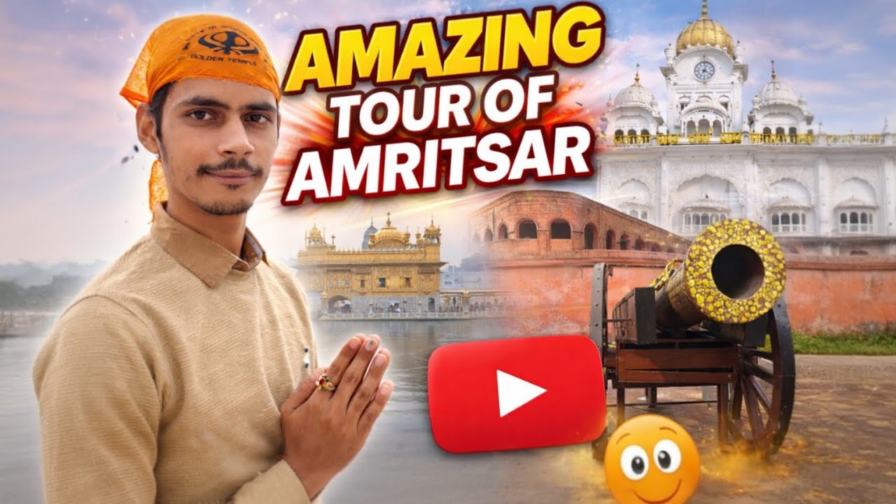 Amritsar Tour || Golden Temple || Wagha Border || Durgiana Mandir || Gobindgarh Fort || 😲