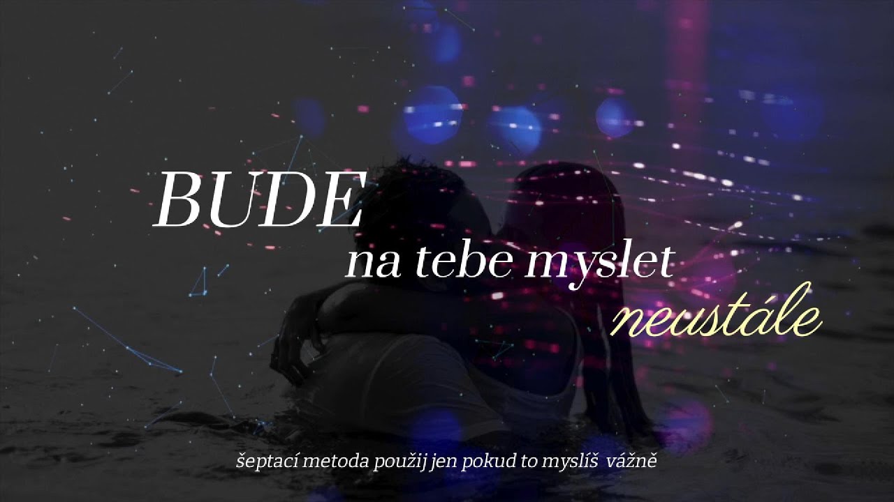 𝐁𝐔𝐃𝐄 𝐍𝐀 𝐓𝐄𝐁𝐄 𝐌𝐘𝐒𝐋𝐄𝐓 ...𝐍𝐄𝐔𝐒𝐓Á𝐋𝐄!! pošeptej toto své SP✨Telepatická meditace✨ opatrně!!