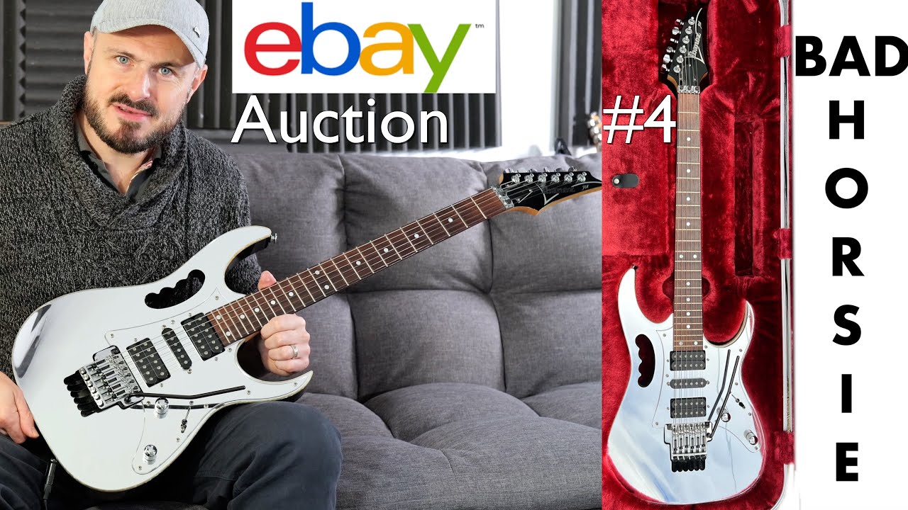 My Ibanez BAD Horsie JEM77B-RMR is now on eBay