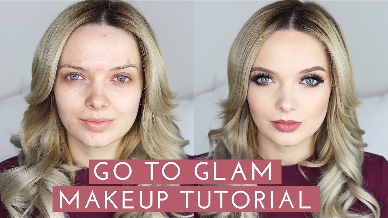 GO TO GLAM Makeup Tutorial // MyPaleSkin